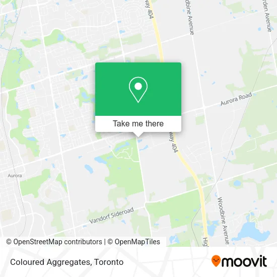 Coloured Aggregates map