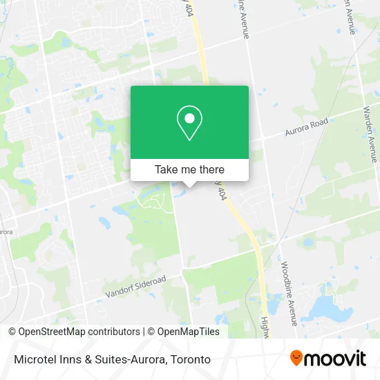 Microtel Inns & Suites-Aurora map