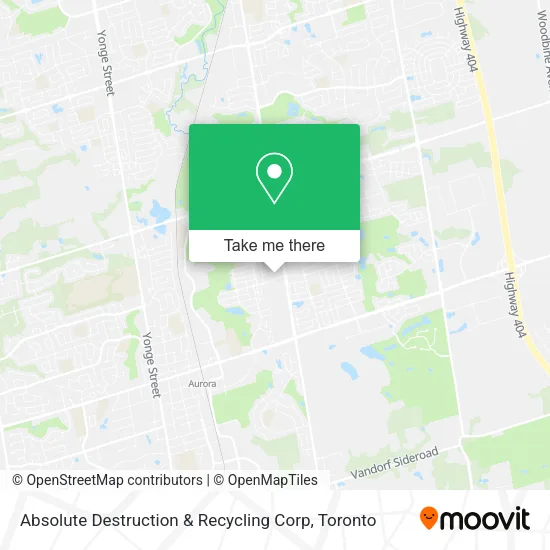 Absolute Destruction & Recycling Corp map