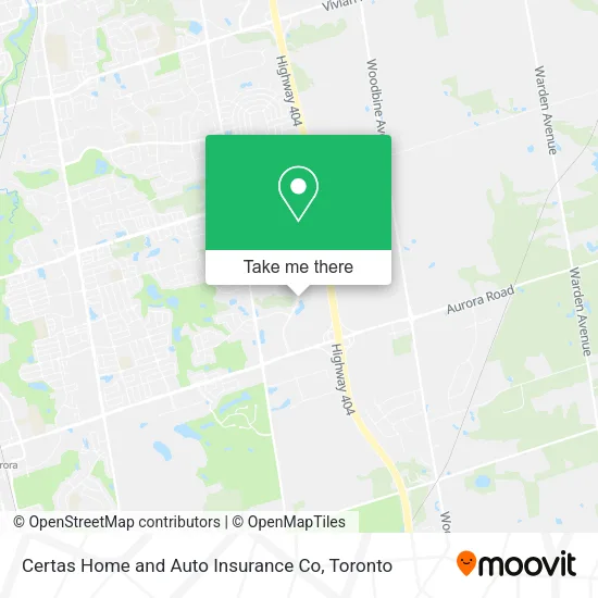 Certas Home and Auto Insurance Co map