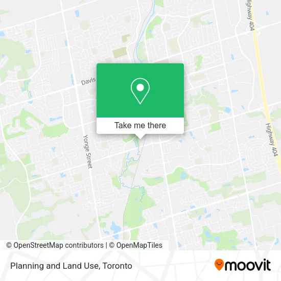 Planning and Land Use map
