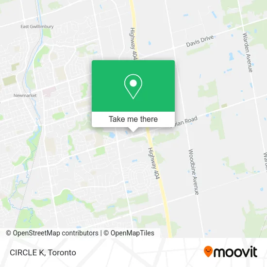 CIRCLE K map