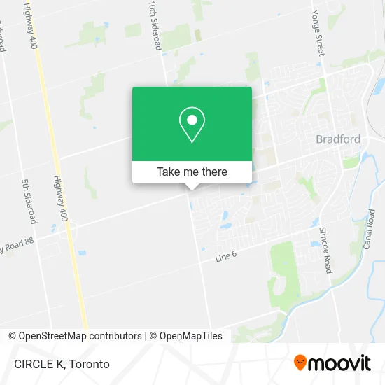 CIRCLE K map