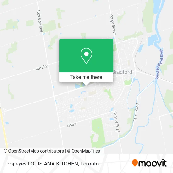 Popeyes LOUISIANA KITCHEN map