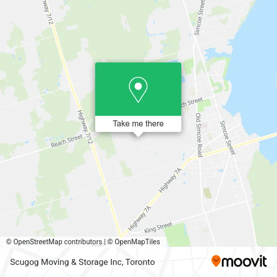 Scugog Moving & Storage Inc map