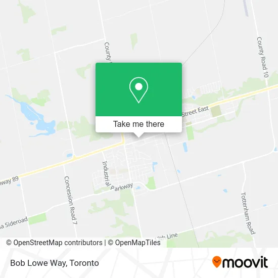 Bob Lowe Way map