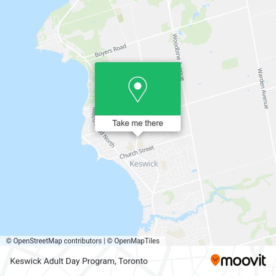Keswick Adult Day Program map