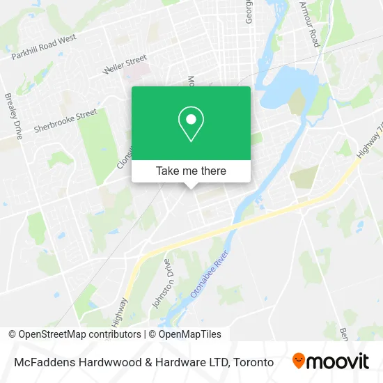 McFaddens Hardwwood & Hardware LTD map