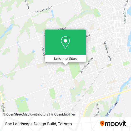 One Landscape Design-Build map
