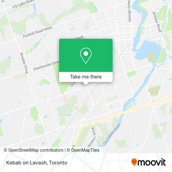 Kebab on Lavash map