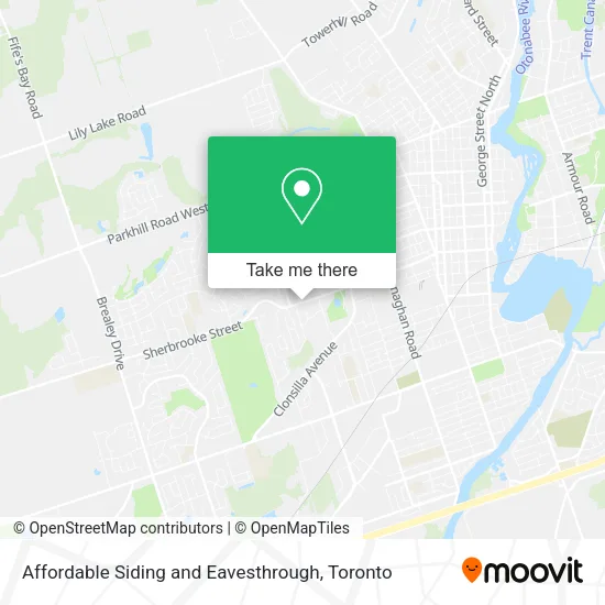 Affordable Siding and Eavesthrough map