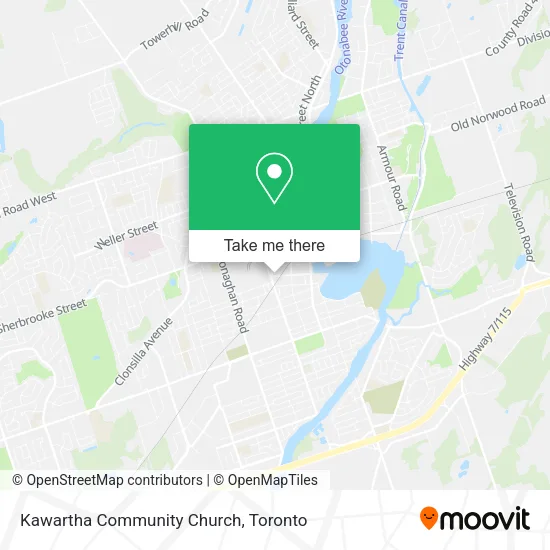 Kawartha Community Church map