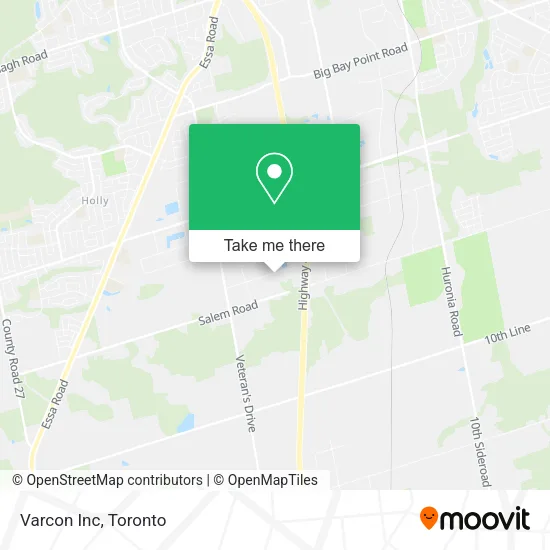 Varcon Inc map