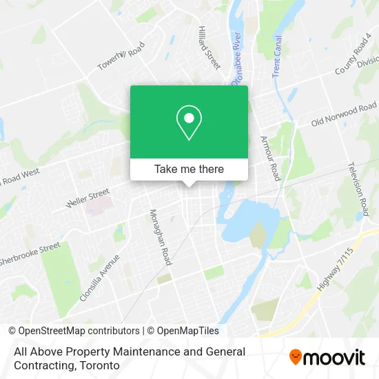 All Above Property Maintenance and General Contracting map