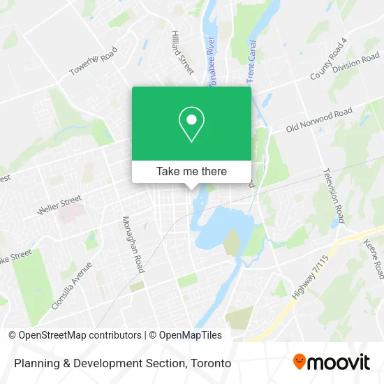 Planning & Development Section map