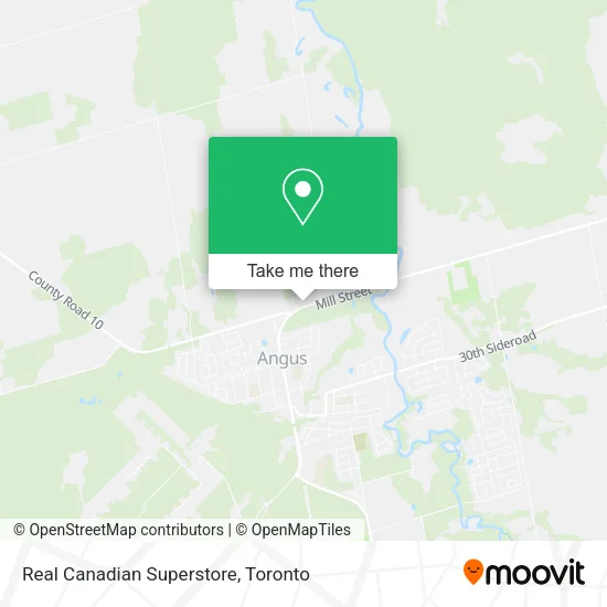 Real Canadian Superstore map