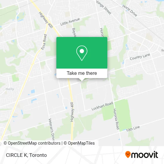 CIRCLE K map