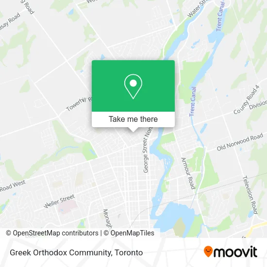 Greek Orthodox Community map