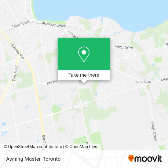 Awning Master map