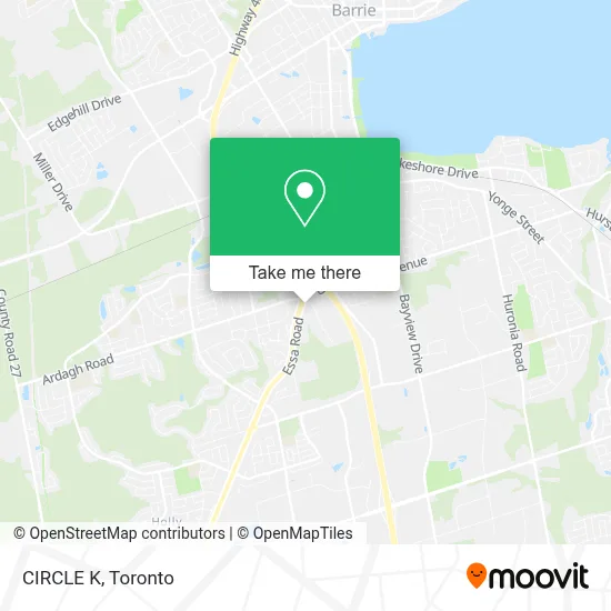 CIRCLE K map