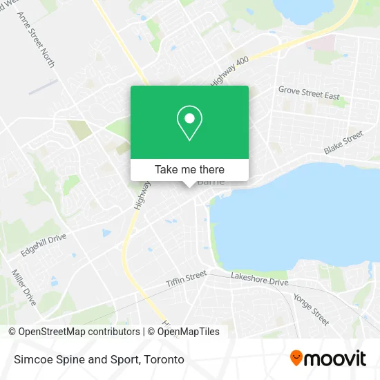 Simcoe Spine and Sport plan