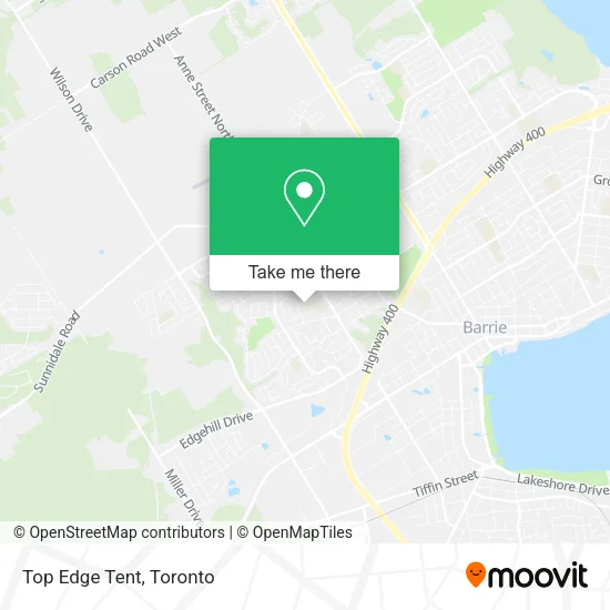 Top Edge Tent map