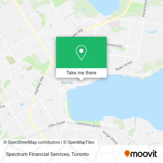 Spectrum Financial Services map
