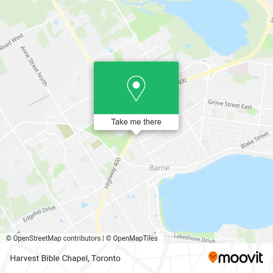 Harvest Bible Chapel map