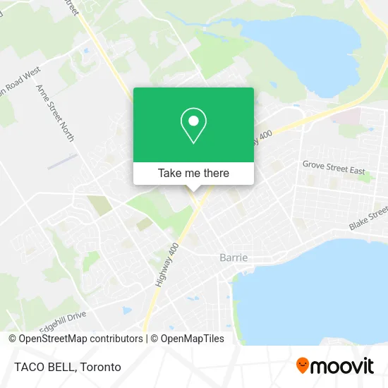 TACO BELL map