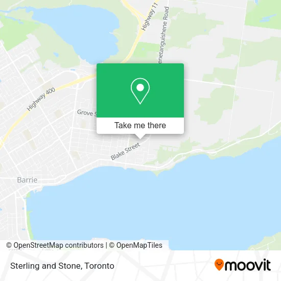 Sterling and Stone map