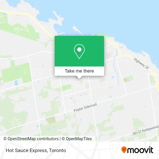 Hot Sauce Express map