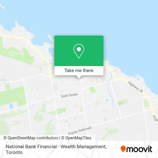 National Bank Financial - Wealth Management map