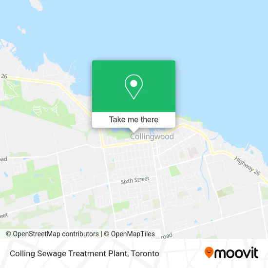Colling Sewage Treatment Plant map
