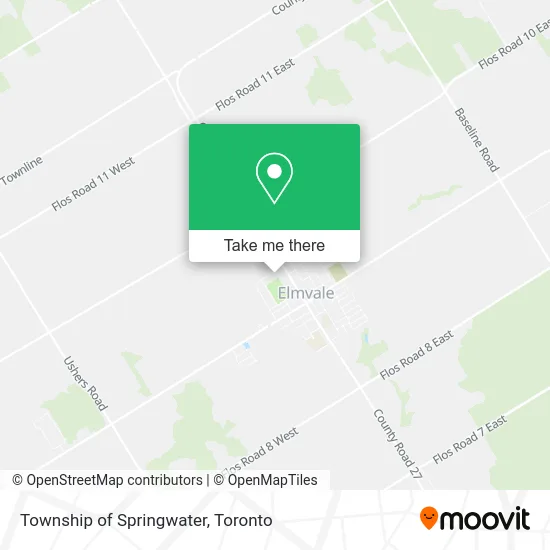Township of Springwater map