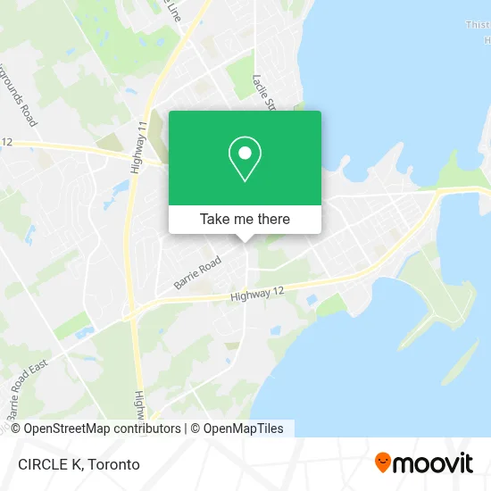 CIRCLE K map