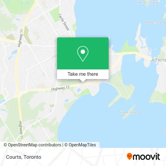 Courts map