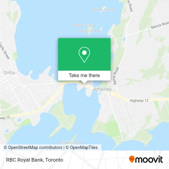RBC Royal Bank map