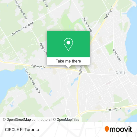 CIRCLE K map