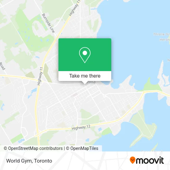 World Gym map