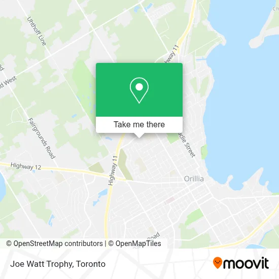 Joe Watt Trophy map