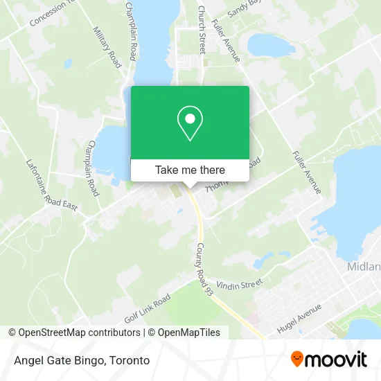Angel Gate Bingo map