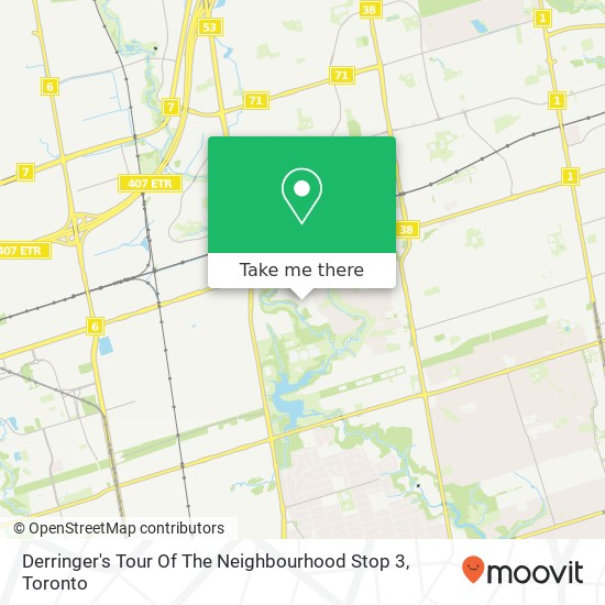 Derringer's Tour Of The Neighbourhood Stop 3 map