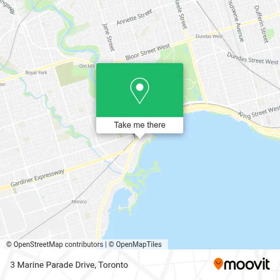 3 Marine Parade Drive map
