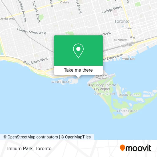 Trillium Park map
