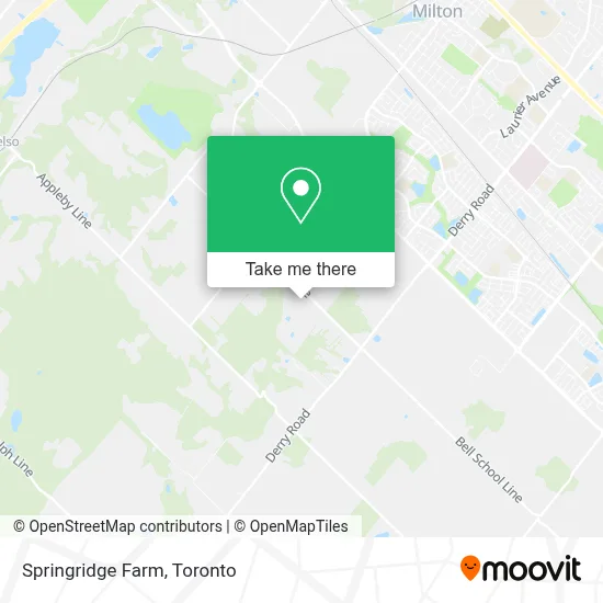 Springridge Farm map