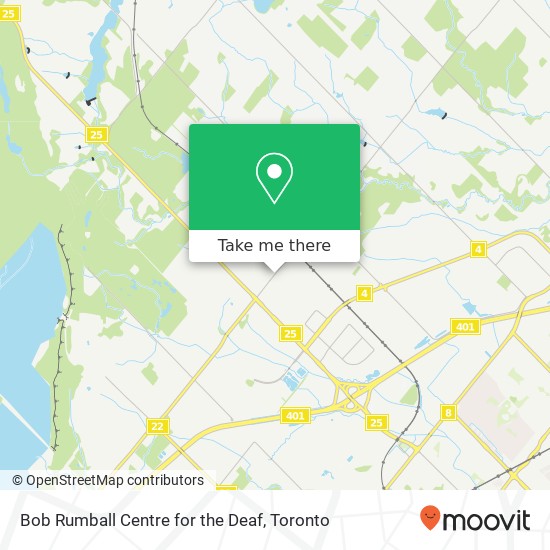 Bob Rumball Centre for the Deaf map