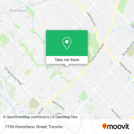 7700 Hurontario Street map