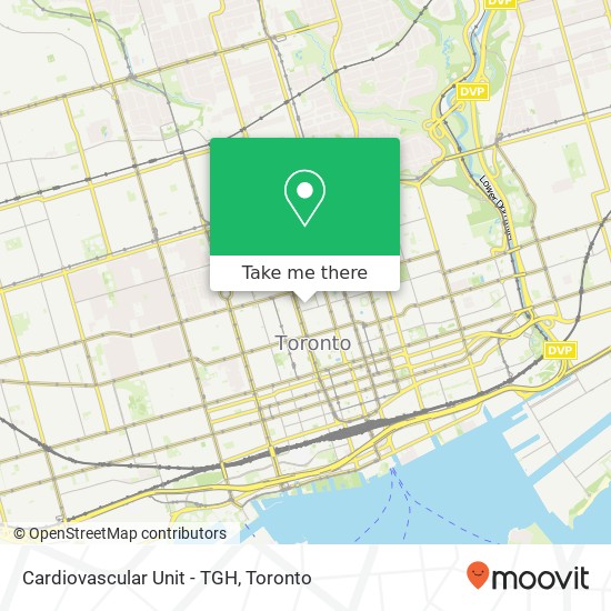 Cardiovascular Unit - TGH map