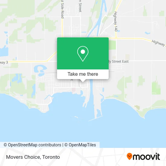 Movers Choice map