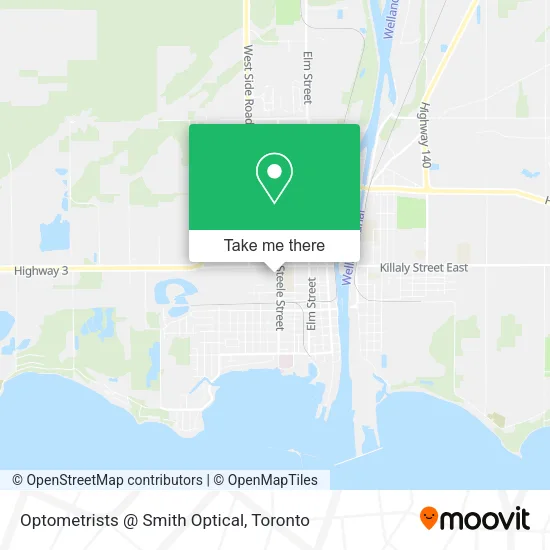 Optometrists @ Smith Optical map
